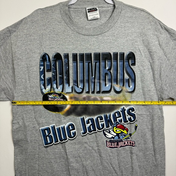 Vintage NHL Hockey Columbus Blue Jackets Graphic Short Sleeve Tee Men’s Large - Picture 6 of 7